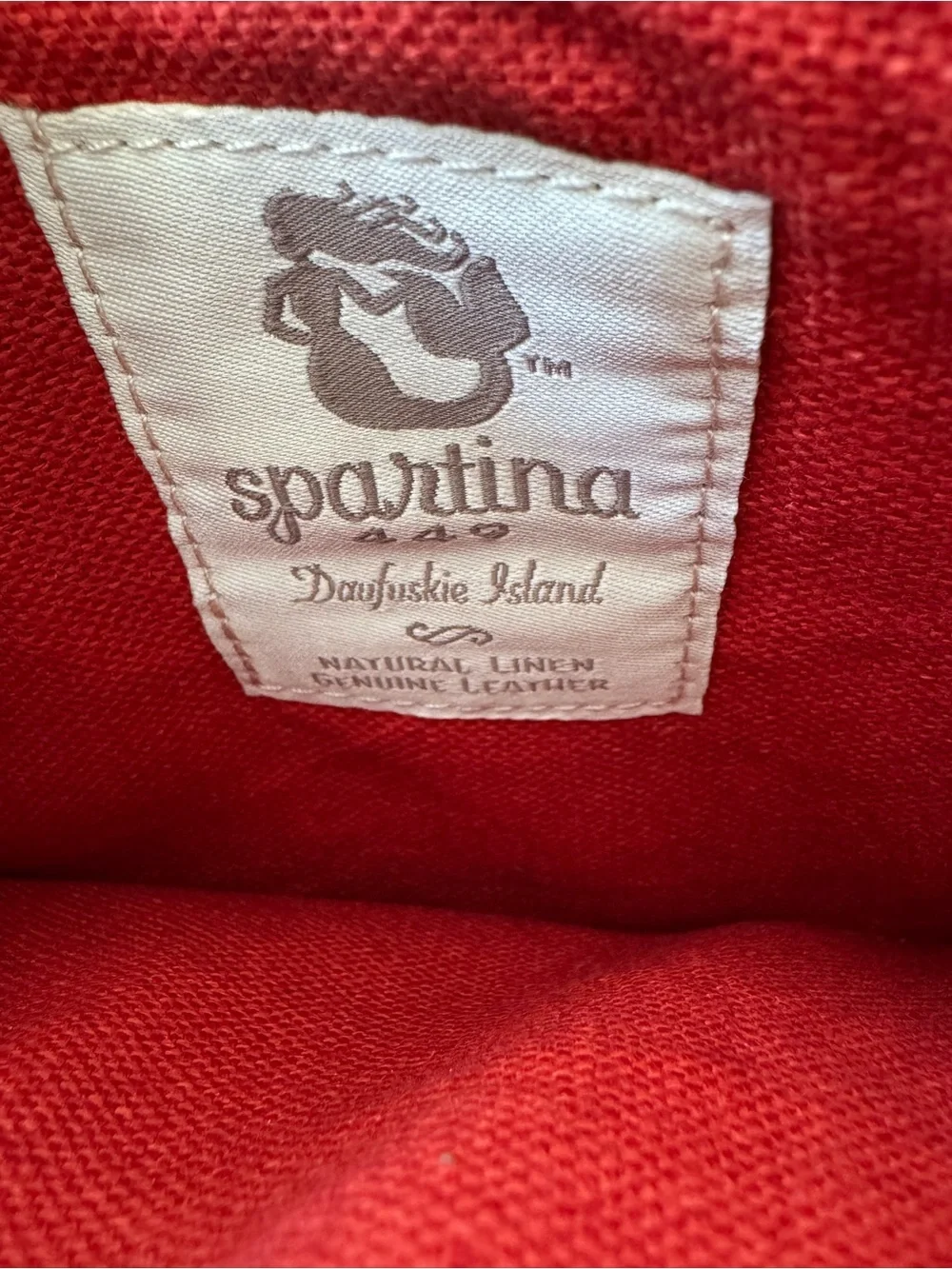 NWT Spartina 449 Stoddard Slim Hipster Crossbody Bag Linen Leather Black Cognac